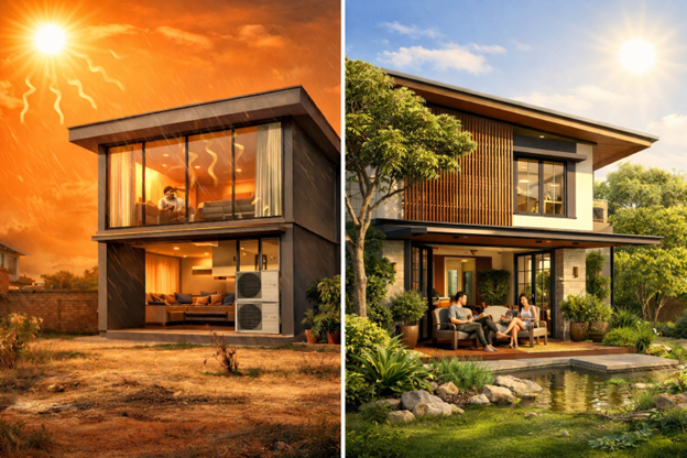 Benarkah Bahwa Rumah Menghadap Barat Pasti Lebih Panas dan Tidak Nyaman?