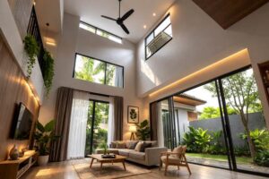 Read more about the article Benarkah Plafon Tinggi Selalu Membuat Rumah Lebih Sejuk?